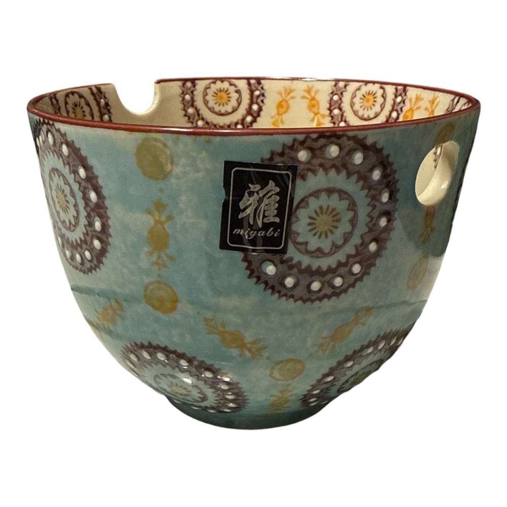 Yokohama Studios Miyabi ceramic bowl EUC